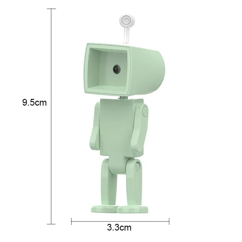Creative Astronaut Magnetic Night Light | LED Mini Square Robot Desk Lamp