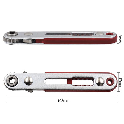 Mini Ratchet Wrench Set | 1/4 Inch Drive Hex Torx Screwdriver Bits