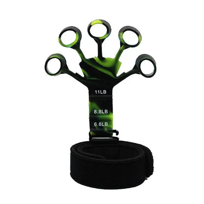 6 Level Finger Strengthener | Silicone Hand Grip Trainer for Guitar and Sports