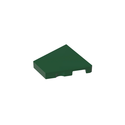 Gobricks GDS-2231 Tile Special 2 x 2 Pentagonal (Right) | Compatible Building Block for DIY and MOC