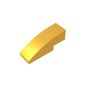 Gobricks GDS-657 Slope, Curved 3 x 1 | Compatible Building Block for Creative Construction