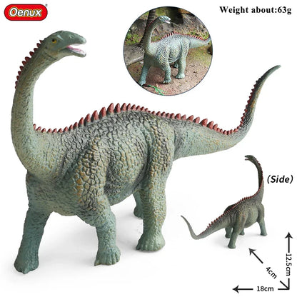 Oenux Jurassic Dinosaurs Action Figures Set | 5 Realistic PVC Models Collection Toy