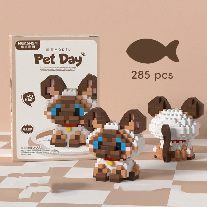18 in 1 Pet Animal Building Blocks Set | Kids Educational Toy