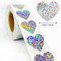Thank You Stickers for Packaging | Heart Shaped Merci Stickers Bulk