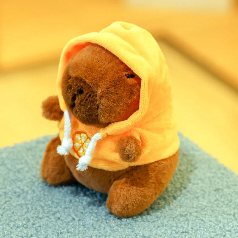 Capybara Plush Keychain | Cartoon Bag Pendant and Car Keyring