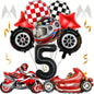 12pcs Racing Car Balloon Birthday Set | Party Decor for Boys