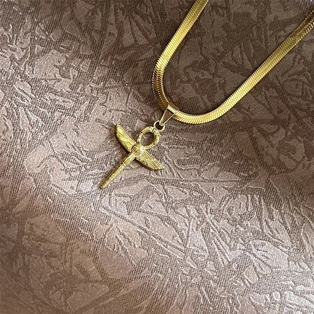 Christian Cross Necklace for Men Women | Stainless Steel Religious Pendant Jewelry