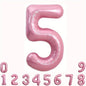 40-Inch Pink Foil Number Balloon | Birthday Party Decoration