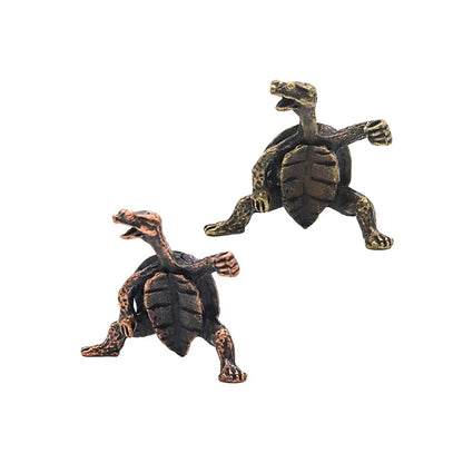 Antique Alloy Kung Fu Turtle Incense Holder | Home Decor Line Incense Burner