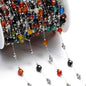 1Meter/Lot Mixed Stainless Steel Irregular Stone Beads Chains for Handmade DIY Necklace Bracelets Jewelry Making Accessories