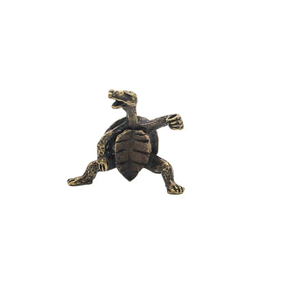 Antique Alloy Kung Fu Turtle Incense Holder | Home Decor Line Incense Burner