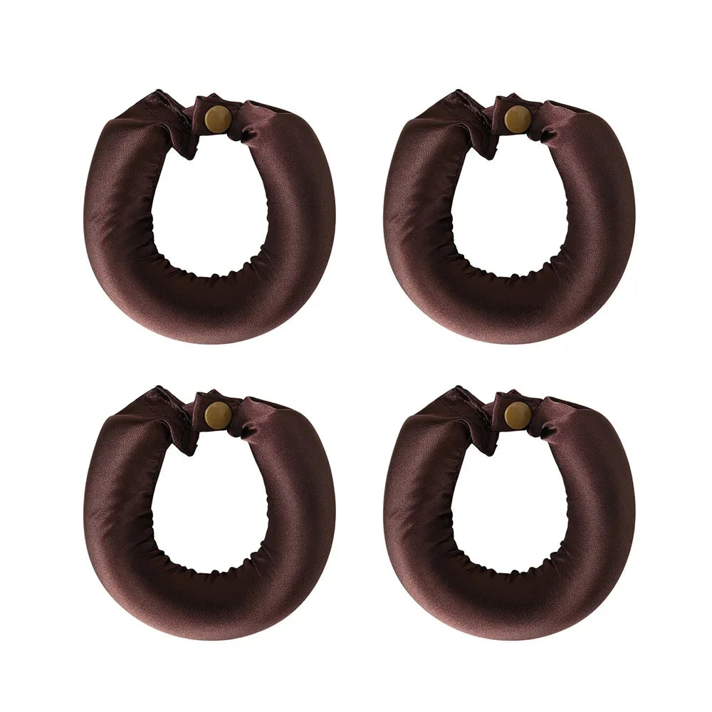 Satin Heatless Hair Curlers | Overnight Flexi Rods for Soft, No-Heat Curls