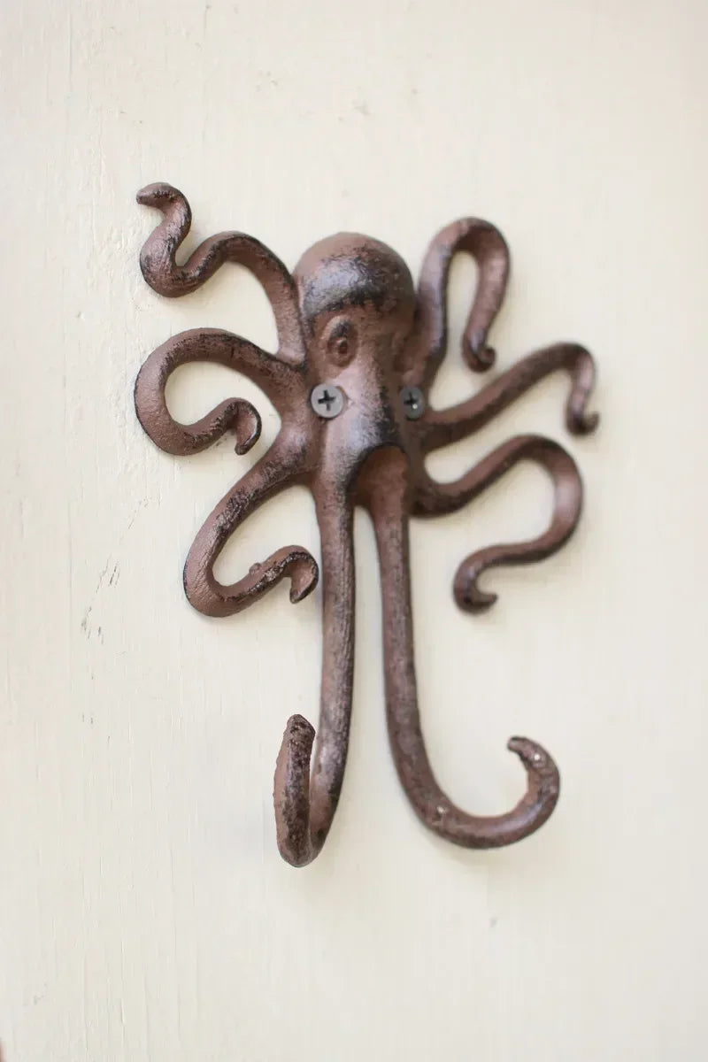 Animal Shape Ironwork Metal Hooks Clothes Hat Key Retro Style Originality Wall Hooks Villa Courtyard Wall Mounted Decorate home