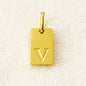 SUNIBI Alphabet Charm Pendant for Necklaces Stainless Steel Jewelry DIY Engraved Lettering Accessories Women's Fashion Jewelry