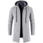 Cashmere Men's Cardigan Chenille Outer Sweater Coat Windbreaker