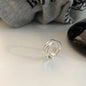 VENTFILLE 925 Sterling Silver Geometric Multilayer Round Bead Ring | Fashion Punk Temperament Jewelry