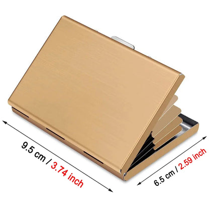 RFID Blocking Credit Card Holder | Slim Metal Wallet