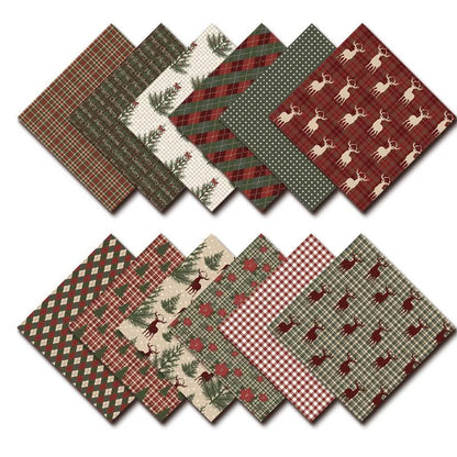 Vintage Merry Christmas Scrapbook Paper Pack | 24 Sheets Single-Sided Junk Journaling Craft Paper