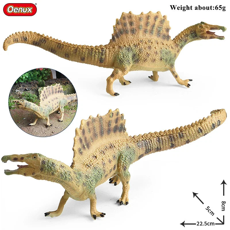 Oenux Jurassic Dinosaurs Action Figures Set | 5 Realistic PVC Models Collection Toy