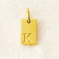 SUNIBI Alphabet Charm Pendant for Necklaces Stainless Steel Jewelry DIY Engraved Lettering Accessories Women's Fashion Jewelry