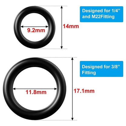 High Pressure Washer O Ring Set | M22 Quick Disconnect Fitting Gasket Seals
