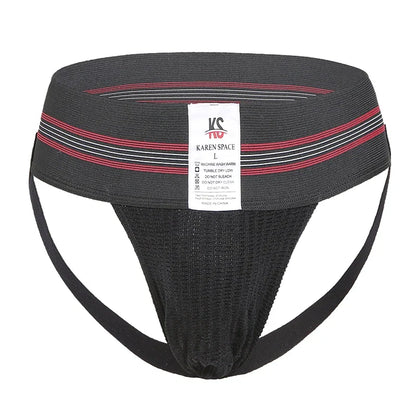 Sexy Men Underwear Jockstrap Homme Mens Jockstrap Breathable Backless Thongs