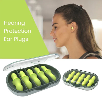 Sleeping Noise Reduction Earplugs | Slow Rebound Sponge Earplugs for Women with Small Ear Canals