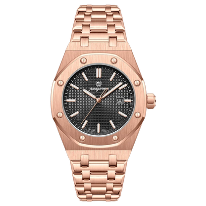 PAAZOMU Luxury Watches For Men Stainless Steel Waterproof Luminous Man Watch Date Week Fashion Casual Men's Quartz Watch Reloj