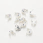 14K 18K Real Gold Plated Double Hole End Clasp Beads Open Cover Crimp Connector Beads For DIY Jewelry Making Necklace Component