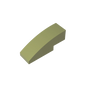 Gobricks GDS-657 Slope, Curved 3 x 1 | Compatible Building Block for Creative Construction