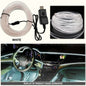 Car Interior EL Wire Neon Strip Lights | DIY Flexible Atmosphere LED Lamp for Dashboard