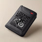 Men's Retro Faux Leather Wallet | Vintage Motorcycle Slim Card Holder