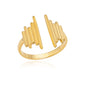 Cute Cat Claw Open Rings For Women Stainless Steel Gold Color Temperament Animal Finger Ring 2025 New Fashion Couple Jewelry