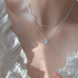 Y2K Crystal Butterfly Pendant Necklace Women Light Luxury Egirl Punk Heart Grunge Clavicle Chain Fashion Jewelry Party Gift 2023
