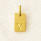 SUNIBI Alphabet Charm Pendant for Necklaces Stainless Steel Jewelry DIY Engraved Lettering Accessories Women's Fashion Jewelry
