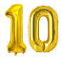Large Gold Number Balloon 40 Inch | Milestone Birthday & Anniversary Decoration