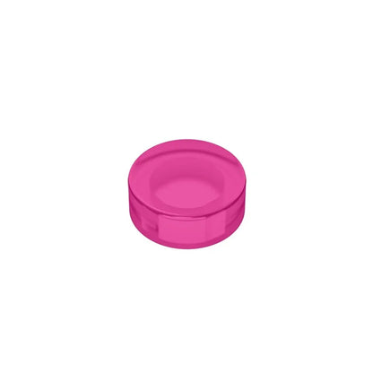 Gobricks GDS-612 Flat Tile 1x1 Round | Compatible Building Block