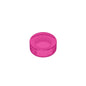 Gobricks GDS-612 Flat Tile 1x1 Round | Compatible Building Block