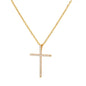 Cross Goddess Pendant Necklace for Women Stainless Steel 316L Gold Color Necklace 2025 New Party Jewelry Aesthetic Accessories