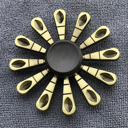 Bronze Metal Alloy Fidget Spinner | R188 Mute Bearing Hand Spinner for Stress Relief