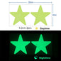 Glow In The Dark 3D Stars Moon Wall Stickers | Creative Luminous Room Decor