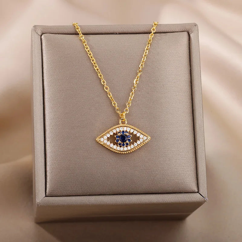 Stainless Steel Beaded Round Snake Chain Necklaces For Women Gold Color Geometric Necklace Luxury Wedding Party Jewelry Gift BFF