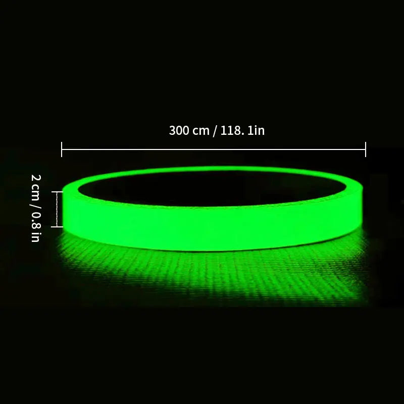 Glow-in-the-dark Tape | Self-adhesive Luminous Safety Warning Tape