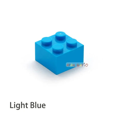 60pcs DIY Building Blocks Thick Figures Bricks 2x2 Dots | Educational Creative Toy for Children