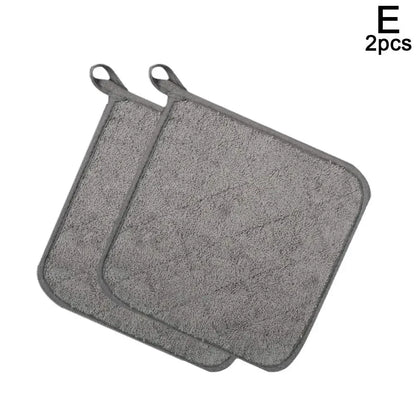 Thickened Cotton Square Placemat | Heat Resistant Table Mat for Dining Table