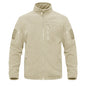 Full Zip Up Tactical Army Fleece Jacket Military Thermal Warm Outwear Windbreaker