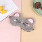 Plush Cat Eye Mask for Sleep | Soft Travel Blindfold