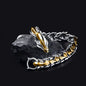 Men's Viking Dragon Bangle Bracelet | Vintage Punk Hiphop Chain Jewelry