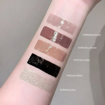 SHAQINUO Water Light Mirror Lip Gloss | Long-Lasting Moisturizing Lip Oil with Pearlescent Sparkle