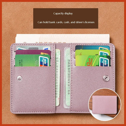 Compact Leather Card Wallet for Men and Women | Minimalist Everyday Carry